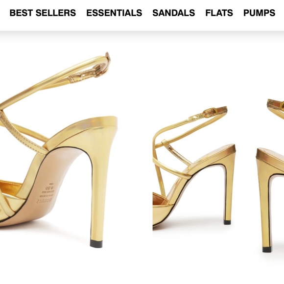 NWOB Schutz Aimee Specchio Leather Pump Size 5 - Picture 3 of 4